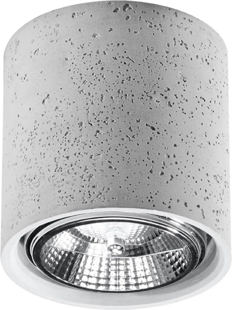 Lampada da soffitto CULLO in Cemento con base GU10