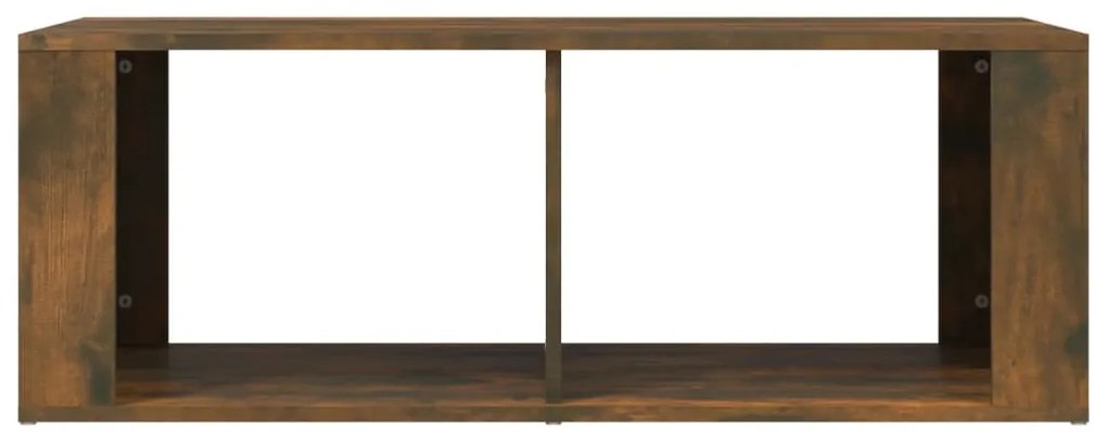 Tavolino da salotto rovere fumo 100x50x36 cm legno multistrato