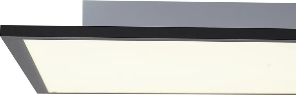 Pannello LED nero quadrato con LED dimmerabile a 3 livelli - Reeves