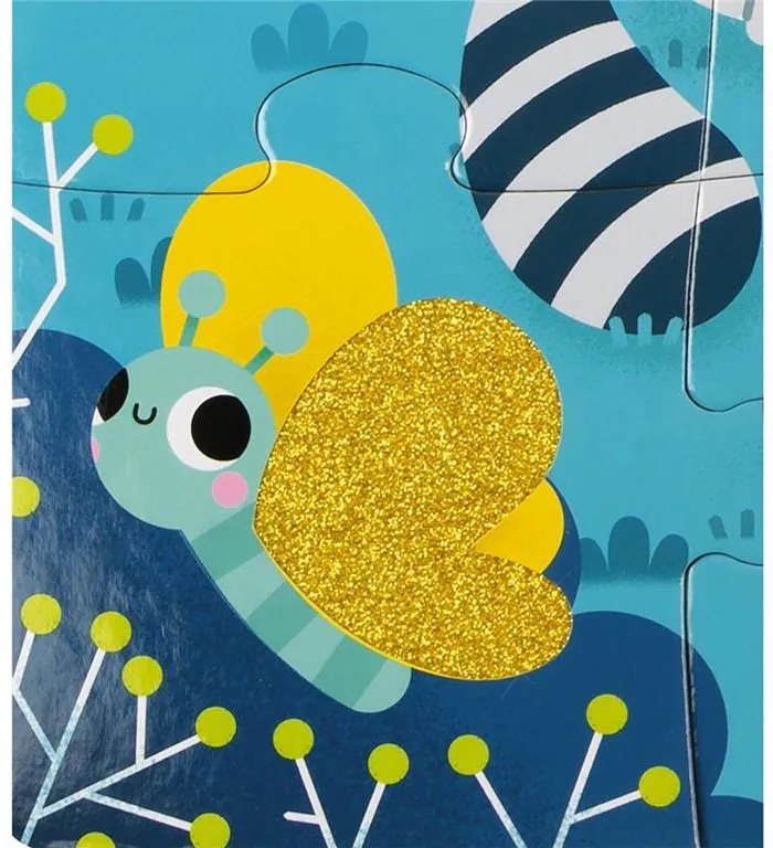 Puzzle Tattile - Gli Animali della Foresta - 20 pezzi