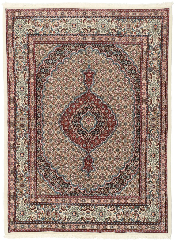 Moud Tappeto persiano 210x150 (Iran) Annodato A Mano