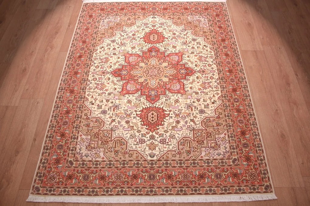 Tabriz Tappeto 150 x 190 (Iran) Annodato A Mano