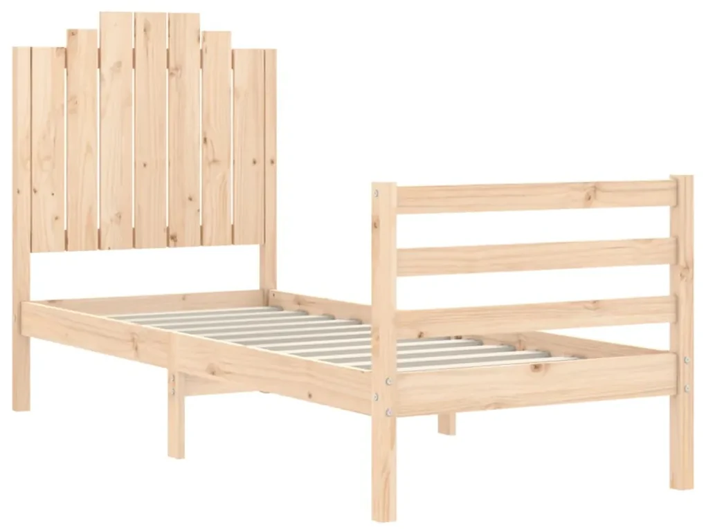 Giroletto con testiera small single in legno massello