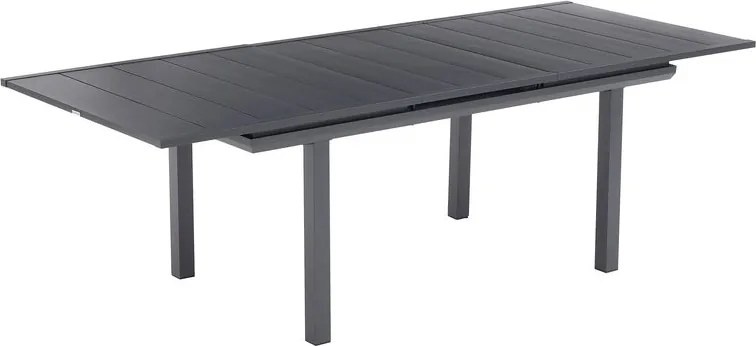 Tavolo allungabile da esterno rettangolare in alluminio antracite 10 posti L da 188 a 244x100cm, ODYSSEA NATERIAL