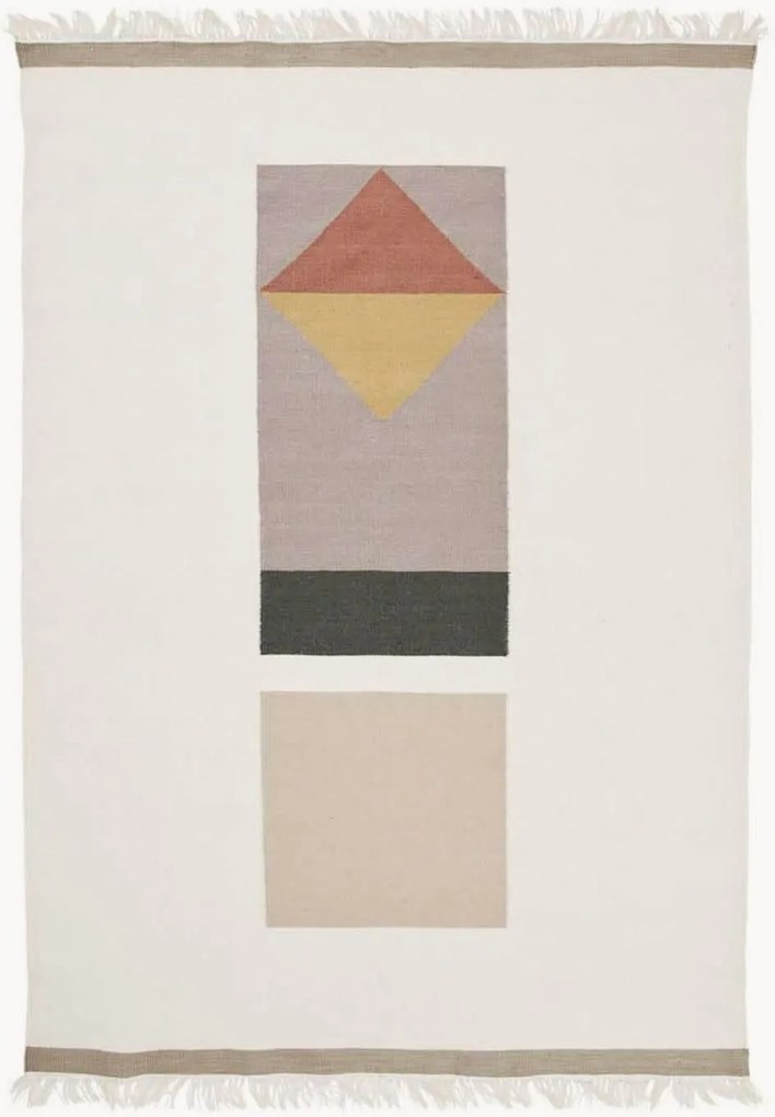 Tappeto in lana tessuto a mano Vero