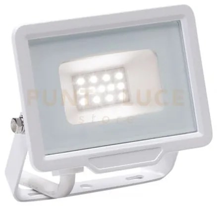 Ges840c- proiettore faro led 3000k 850lm 10w  ip65 alluminio e vetro