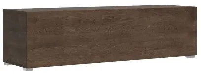 Base ribalta a terra con piedini Isoka 153 cm Noce
