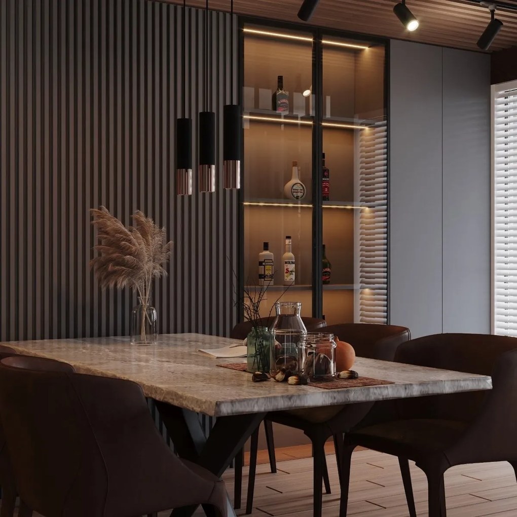 Lampada da Soffitto GU10 in Acciaio LOOPEZ