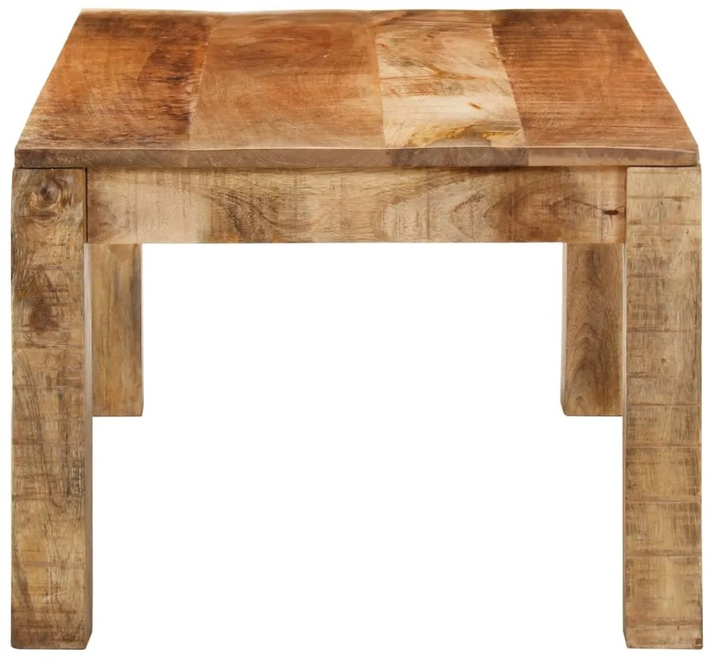 Tavolino da salotto 100x55x40 cm in legno massello di mango