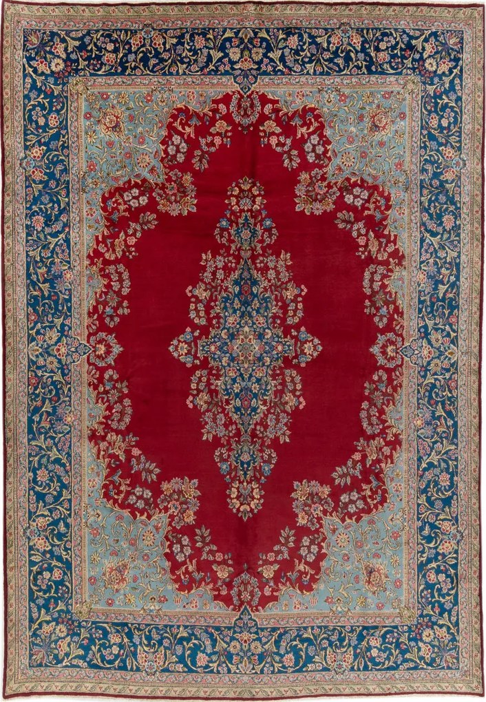 Kerman Tappeto 430 x 320 (Iran) Annodato A Mano
