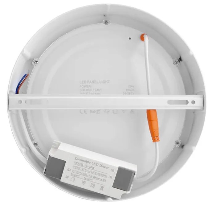 Plafoniera LED Rotonda 20W 2.000lm Ø225mm Osram LED Dimmerabile