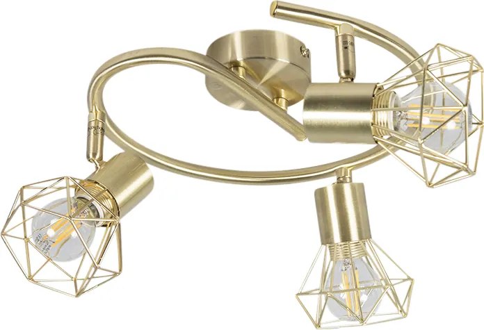 Faretto intelligente in ottone orientabile e inclinabile incluso 3 Wifi P45 - Mosh