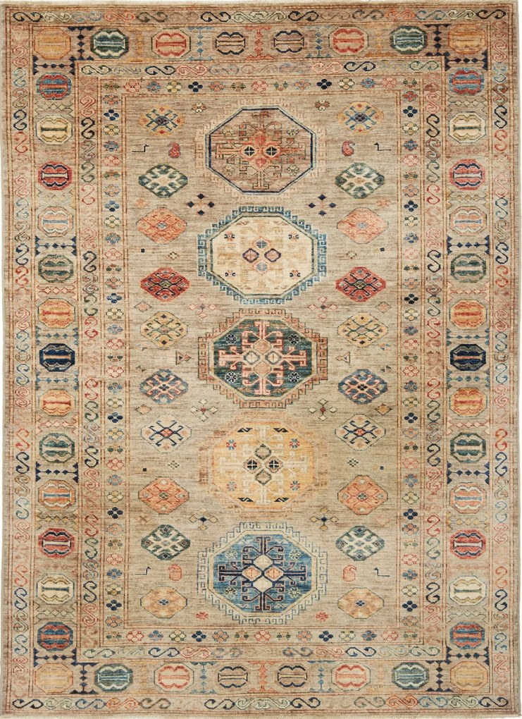 Kazak Tappeto orientale 210x150 (Pakistan) Annodato A Mano