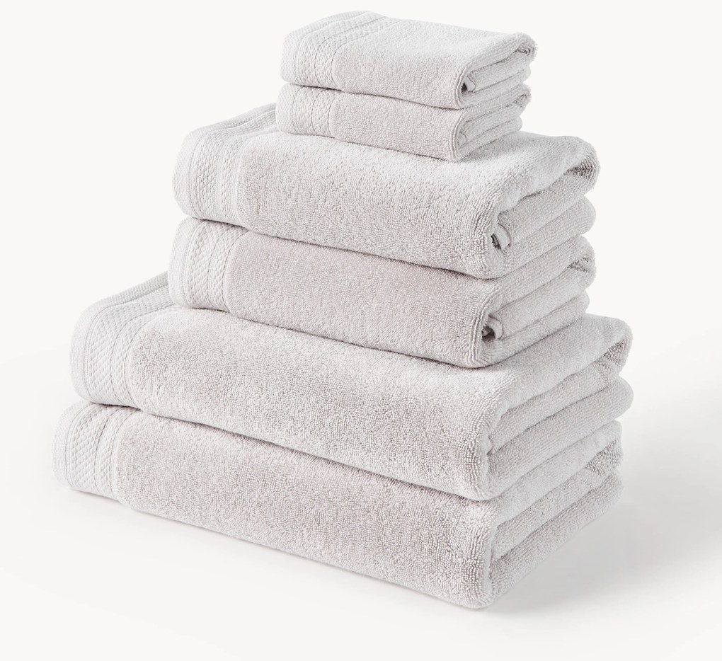 Set di asciugamani in cotone organico Premium, varie misure