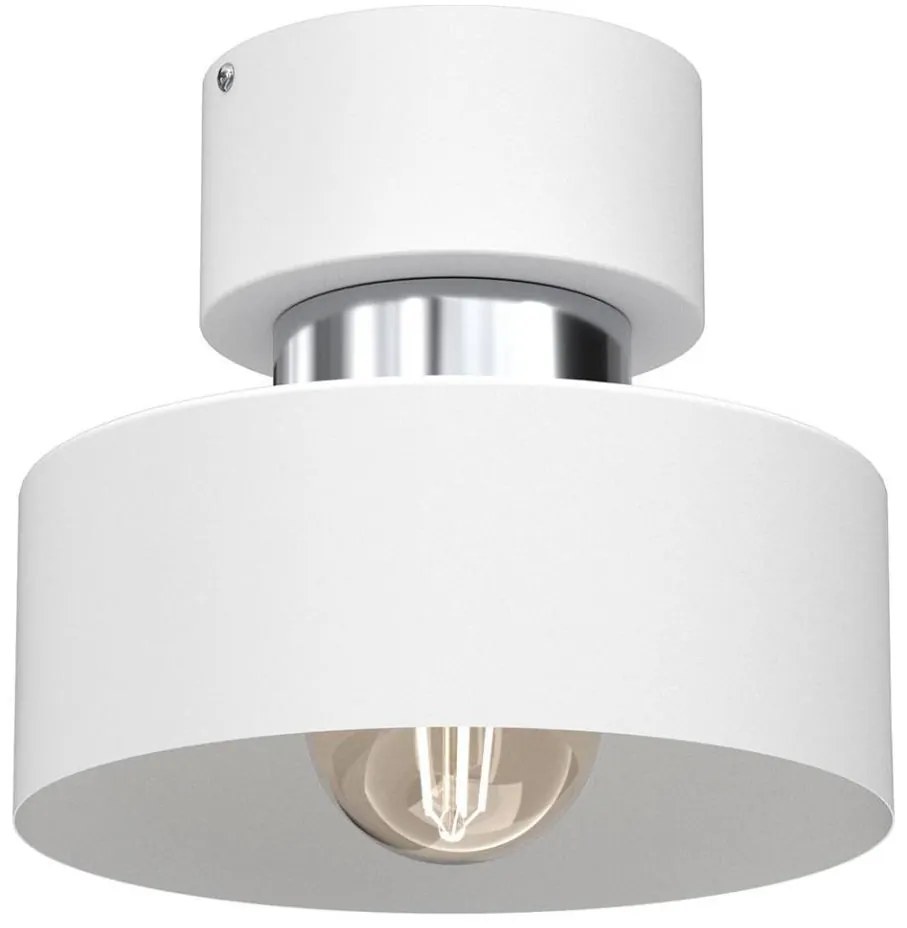 Plafoniera MARTI 1xE27/15W/230V bianco/cromo
