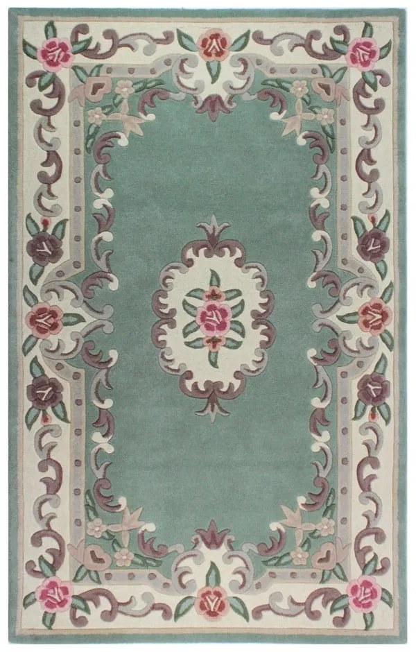 Tappeto in lana verde 75x150 cm Aubusson - Flair Rugs