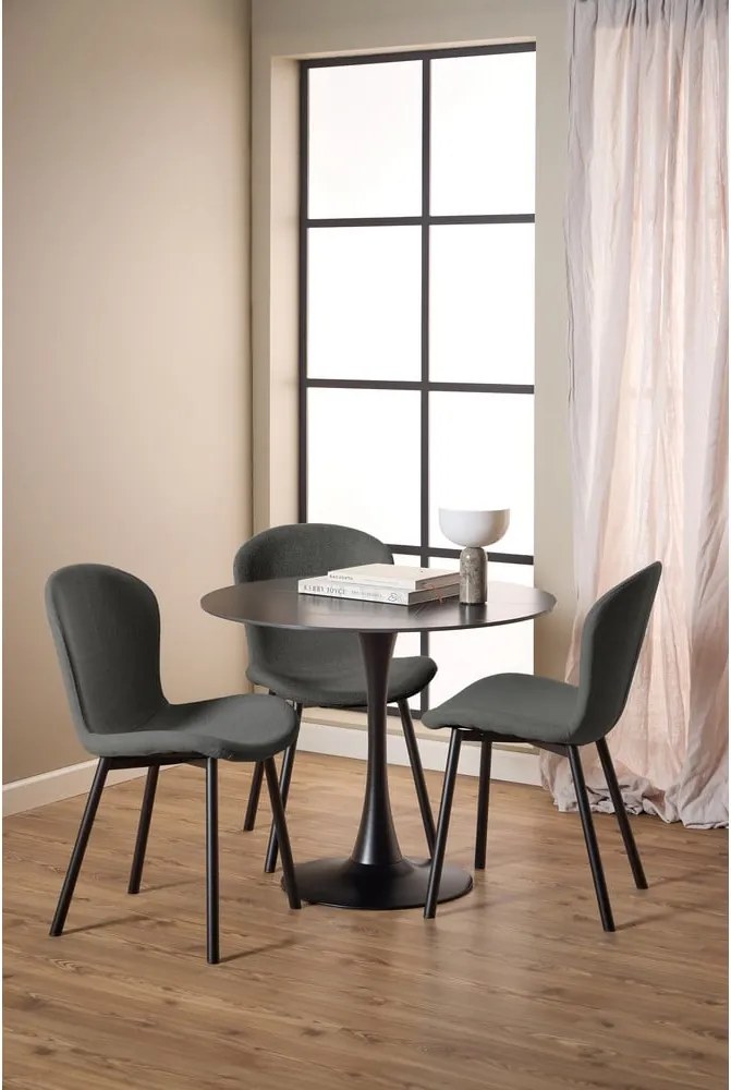 Sedia da pranzo grigio scuro Esra – Actona