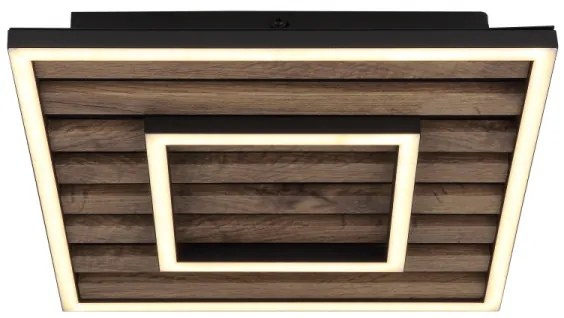 Globo 67345D - Lampada LED da soffitto WOODY LED/18W/230V 3000K 30x30 cm