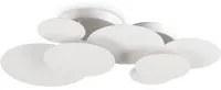 Plafoniera Moderna Cloud Metallo Bianco Led 46W 3000K Luce Calda