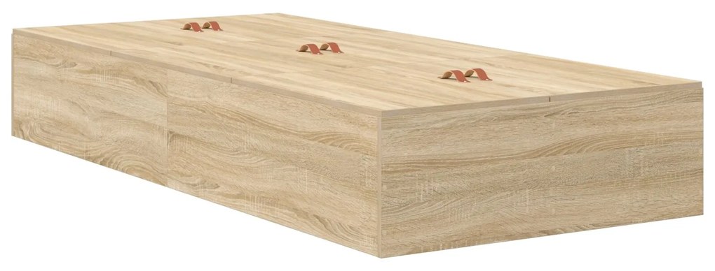 Struttura letto rovere sonoma 90x190 cm