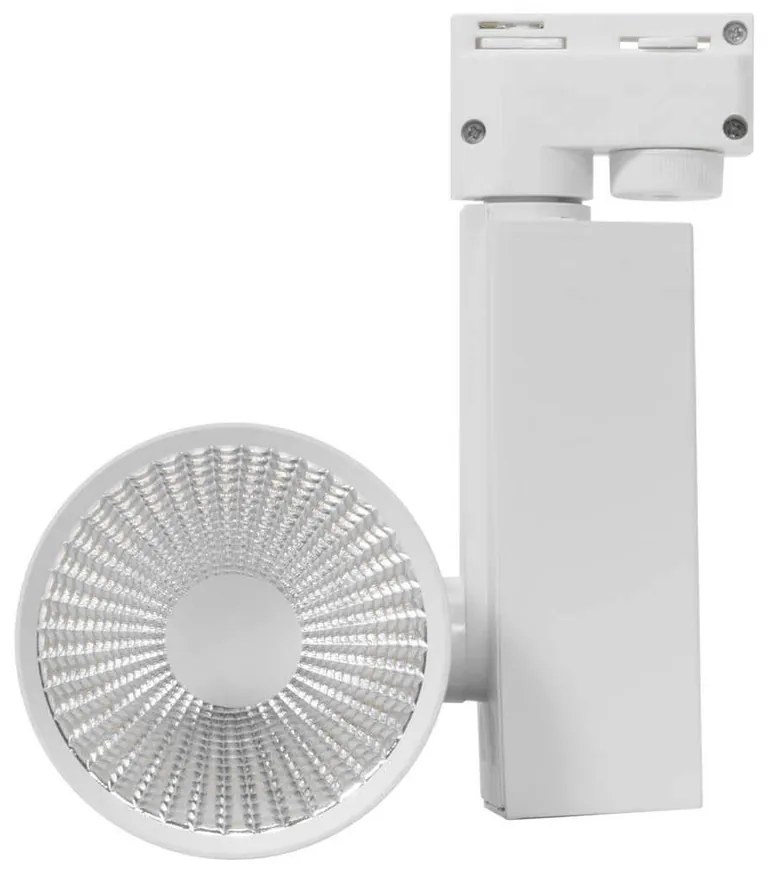 Faretto LED 40W per Binario Monofase CRI92 125lm/W 100° - Bianco Colore Bianco Caldo 3.000K