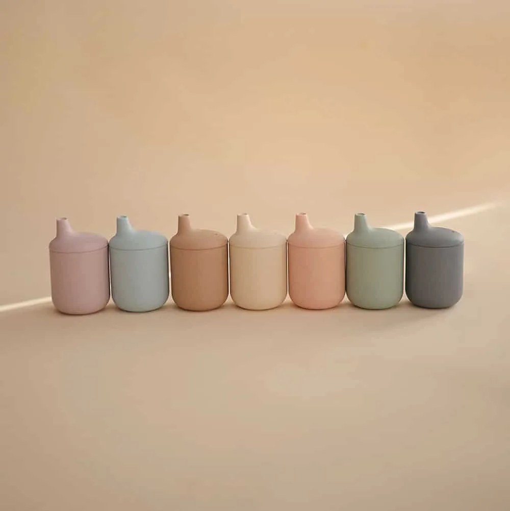 Tazza Mushie in silicone con beccuccio - Tradewinds