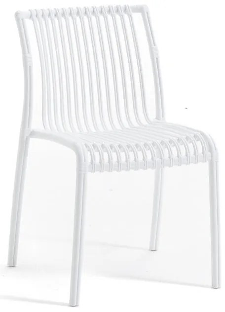Sedia da giardino in polipropilene Athena NEW GARDEN, set da 6 pezzi