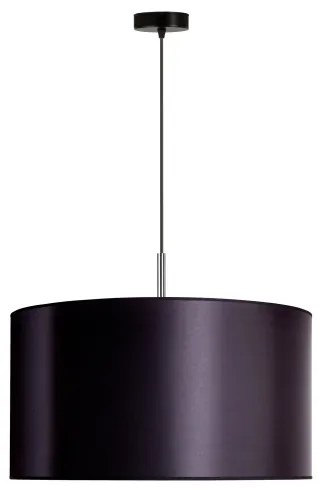 Duolla - Lampadario a sospensione con filo CANNES 1xE27/15W/230V diametro 45 cm nero/argento