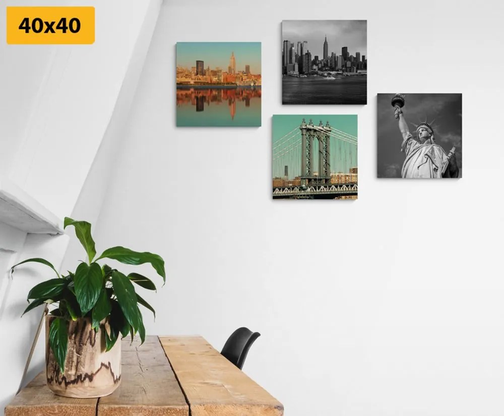 Set di quadri – Interessante combinazione della città di New York