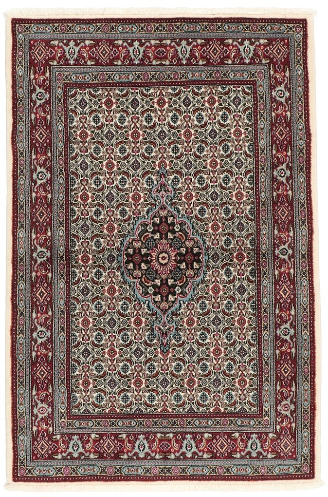 Moud Tappeto 150 x 100 Beige (Iran) Annodato A Mano