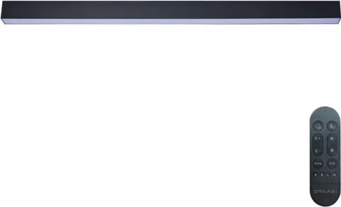 Brilagi - Plafoniera LED dimmerabile SLEEKLINE LED/40W/230V Wi-Fi Tuya, nero + telecomando