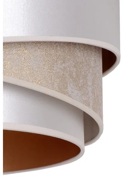 Duolla - Lampadario a sospensione con filo KOBO 1xE27/15W/230V diametro 45 cm argento/oro