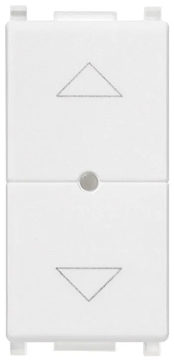 Interruttore unipolare comando tapparella connesso IoT bianco Plana smart VIMAR bianco