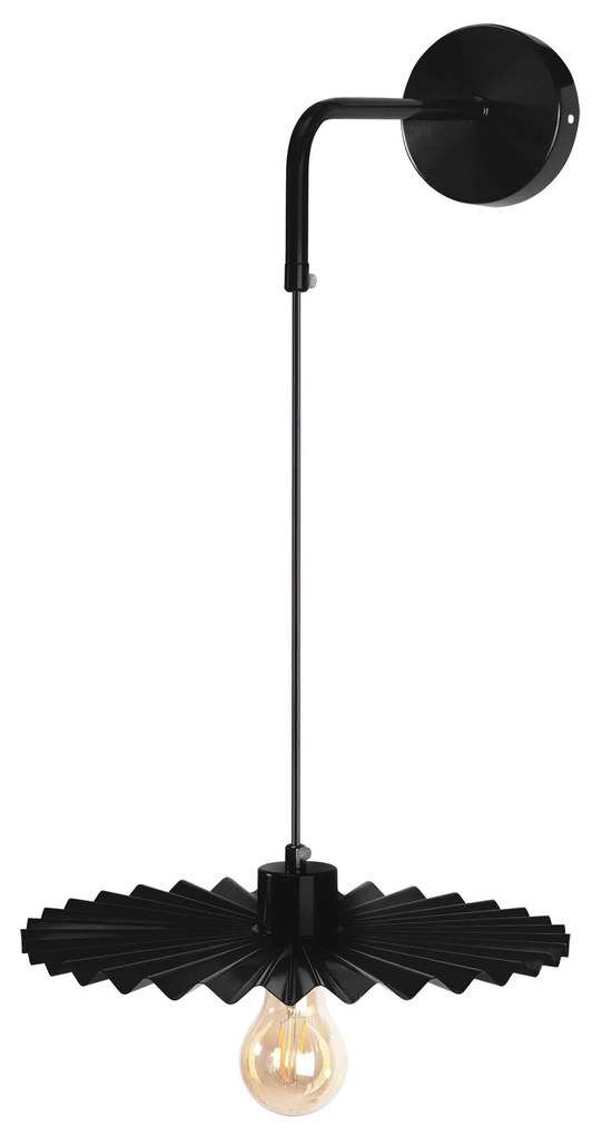 Lampada da parete APP1355-1W BLACK 30 cm