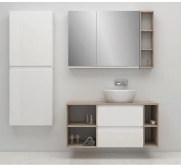 Cersanit S590-030 - Mobile bagno specchio MODUO 80x40 cm