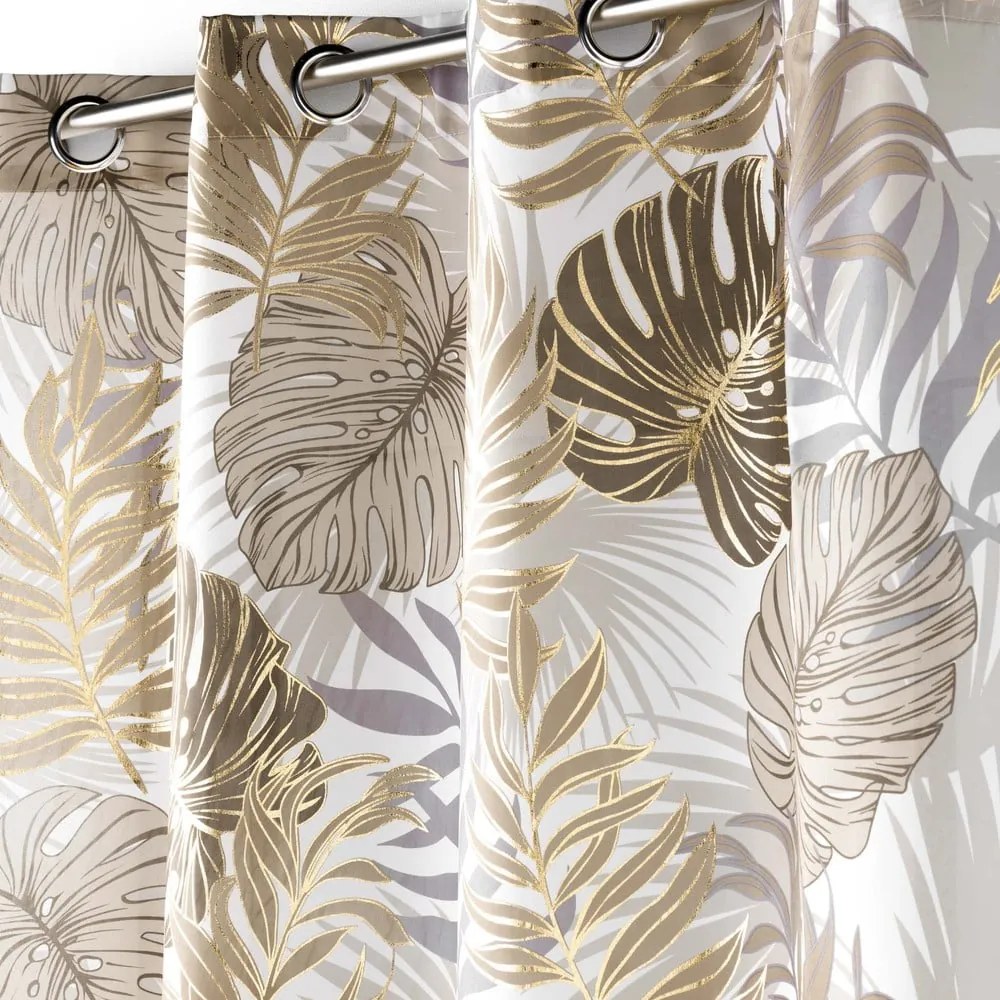 Tenda grigia/dorata 140x260 cm Mogador – douceur d'intérieur