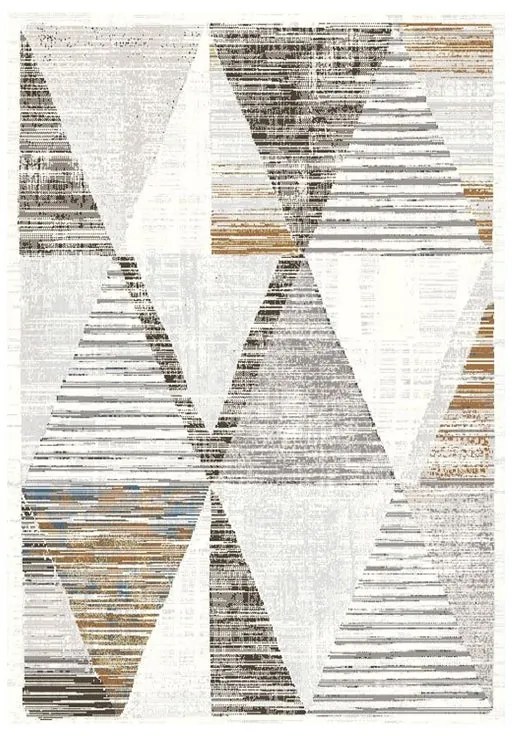 Tappeto Harrison 12 geometrico beige, L 230 x L 160 cm