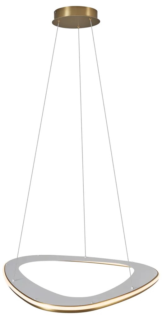Lampada a sospensione di design oro dimmerabile a 3 livelli - Organico