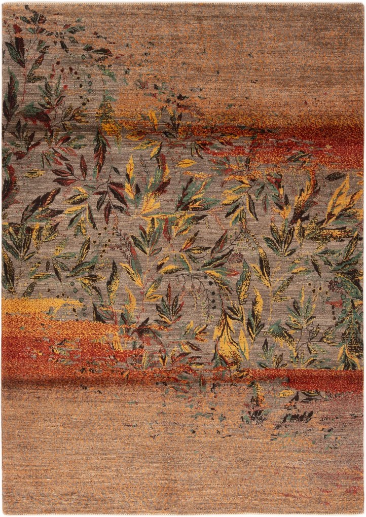 Loribaft Tappeto persiano 170 x 240 Verde (Iran) Annodato A Mano