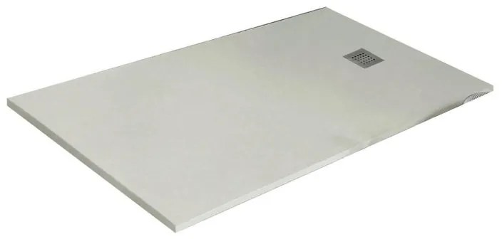 Piatto doccia in resina Strato L 140 x L 80 cm bianco