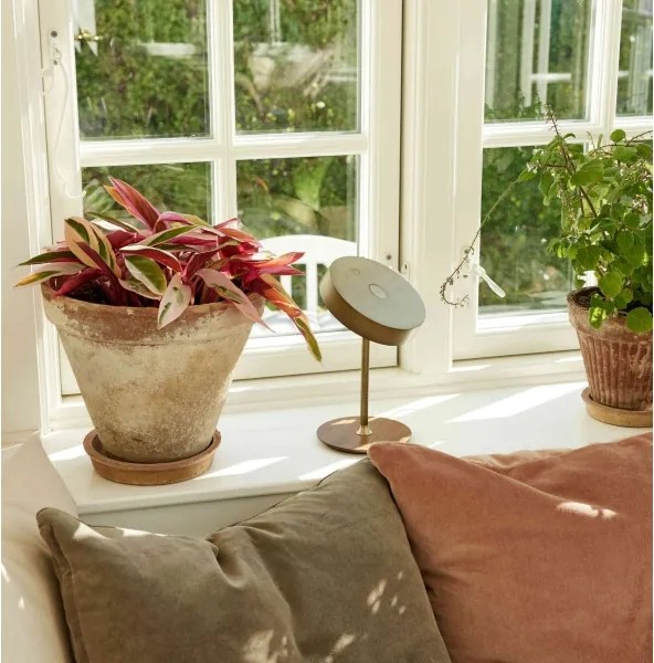 Halo Design 745784-LED Lampada ricaricabile dimmerabile ON THE MOVE LED/2,5W/4000 mAh ottone/legno