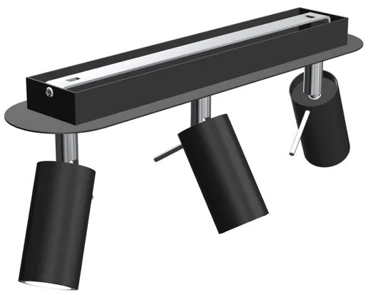 Faretto PRESTON 3xGU10/40W/230V nero