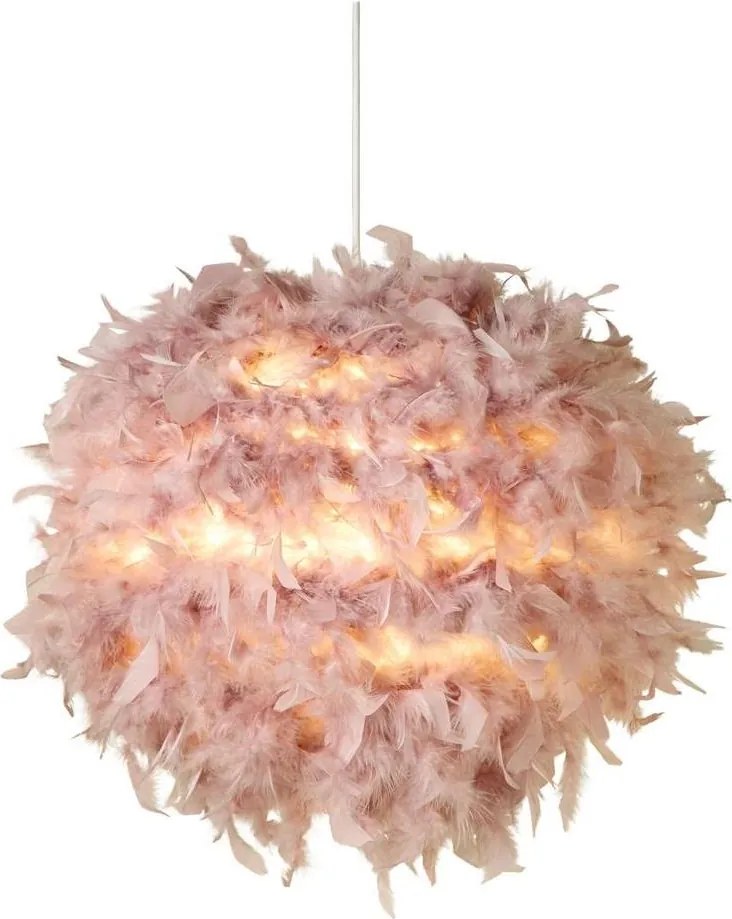 Searchlight 70393PI - Paralume per lampadario KATE, attacco E14/E27, Ø 50 cm, rosa