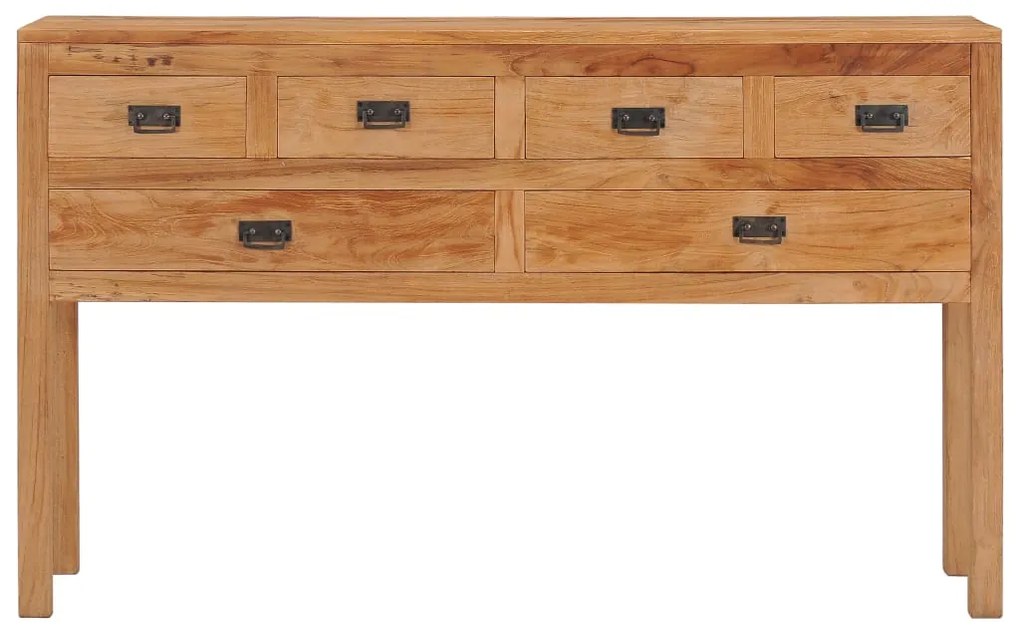 Credenza 125x30x75 cm in legno massello di teak