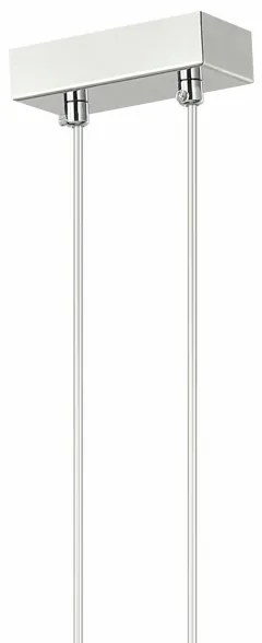 Lampadario a sospensione con cavo MADDIE 5xE14/5W/230V cromo lucido