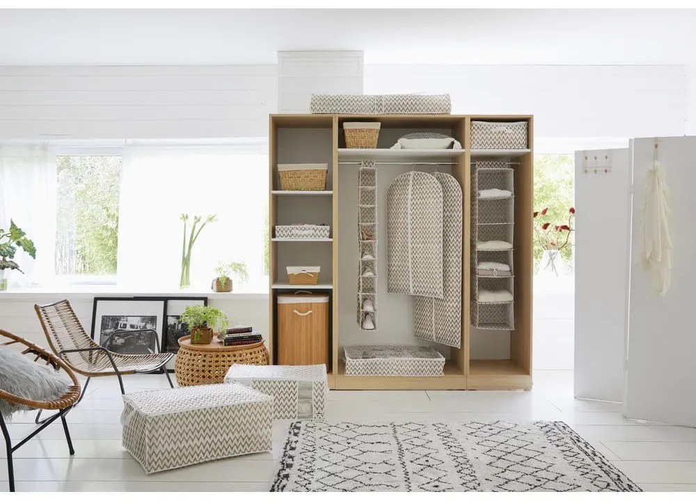 Cesto portabiancheria in bambù di colore naturale 78 l Bamboo - Compactor