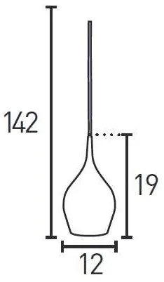 Searchlight 6461-12CU - Lampadario a sospensione con filo VIBRANT 1xE14/60W/230V metallico rosa