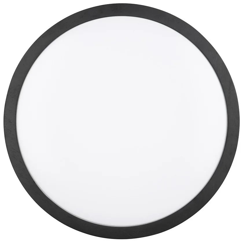 Apparecchio a soffitto LED nero ø 40 cm Iseo - Trio