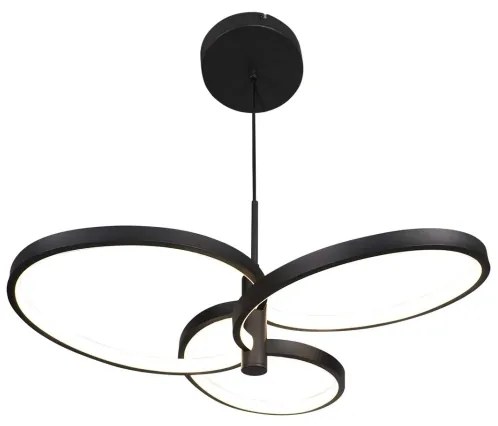 Lampadario LED a sospensione con cavo RIBBON LED/25W/230V 4000K nero