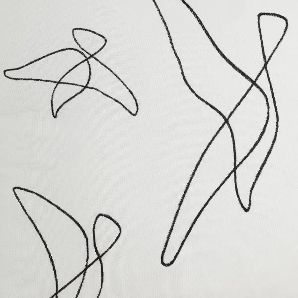 Eglo 420004 - Cuscino decorativo CHEVERY 45x45 cm bianco/nero